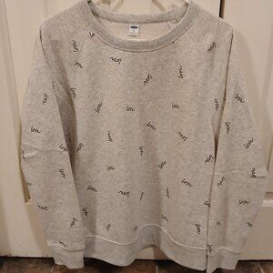 Old Navy "Love" Sweatshirt